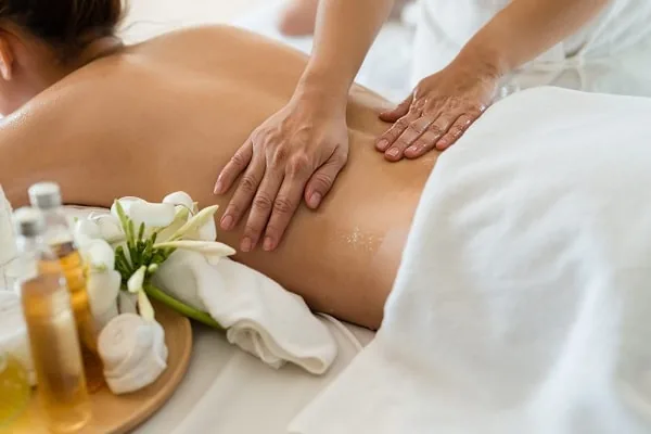 Swedish massage in spa